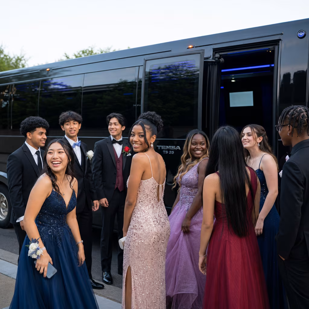 Arlington Prom Party Bus Rental